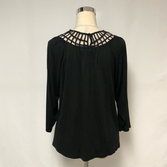 Anthropologie Graciela Black Blouse Women’s Size XS - Picture 8 of 12